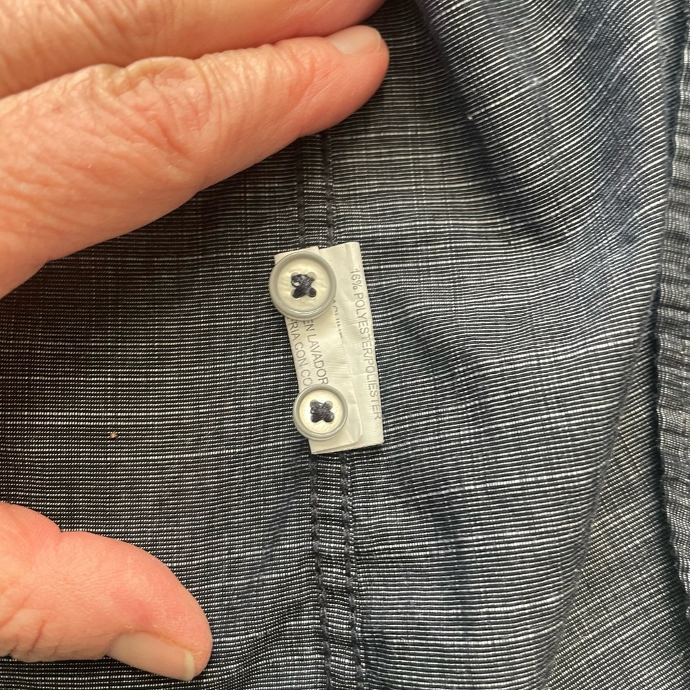 Beverly Hills Polo Club Gray Button-Down Shirt - Picture 6 of 6